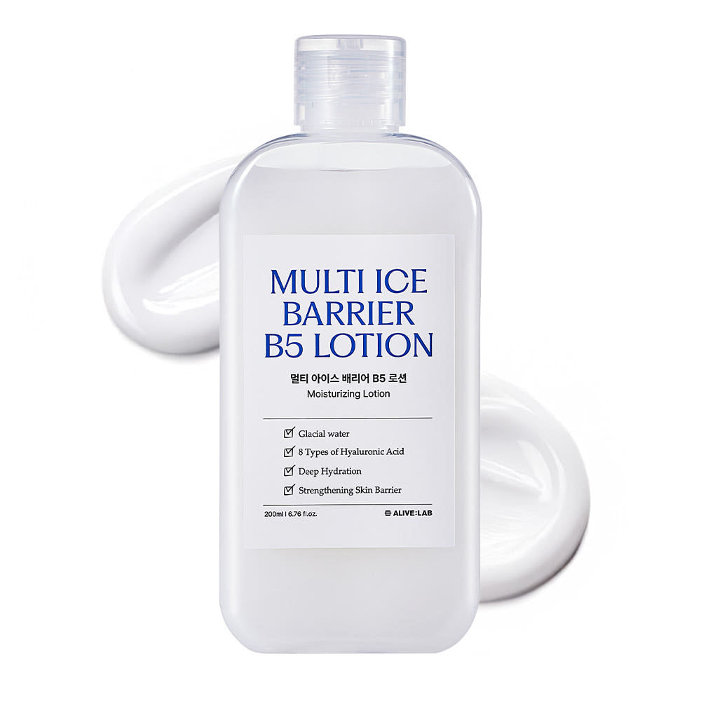 ALIVE:LAB ALIVE:LAB Multi Ice Barrier B5 Lotion 200ml - hydrating - front bottle shot