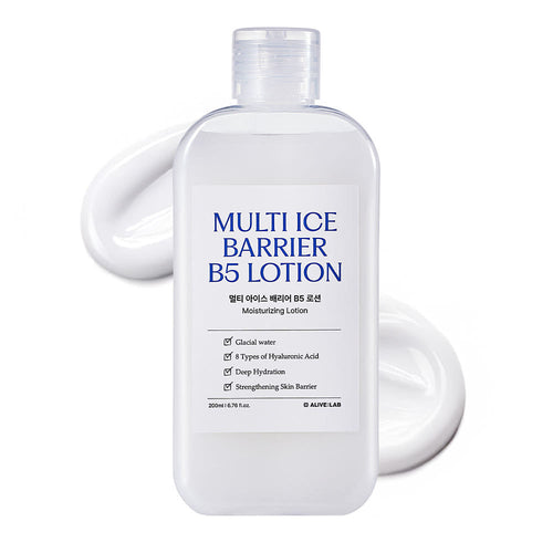 ALIVE:LAB ALIVE:LAB Multi Ice Barrier B5 Lotion 200ml - hydrating - front bottle shot