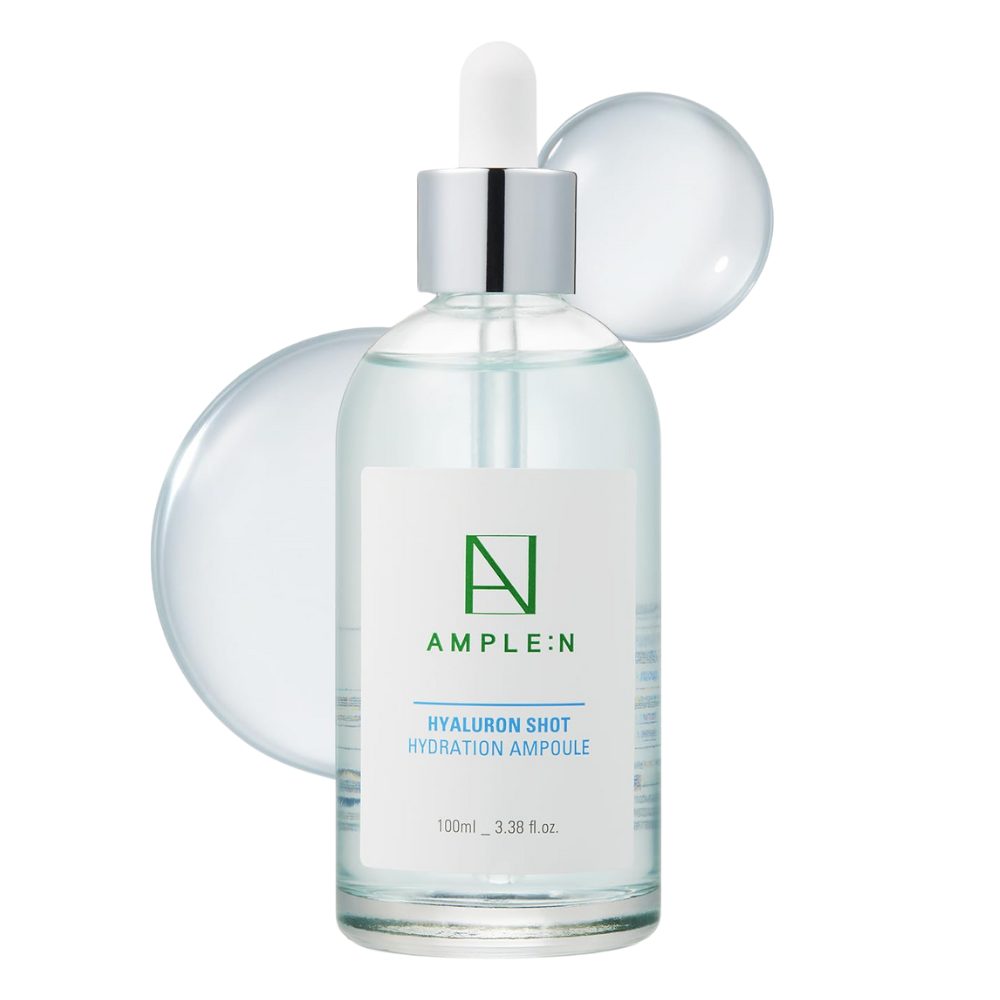 AMPLE:N AMPLE:N Hyaluron Shot Light Ampoule 100ml - hydrating - front bottle shot