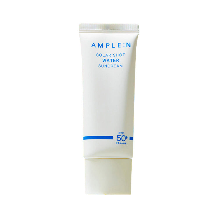 AMPLE:N AMPLE:N Solar Shot Water Sun Cream SPF50+ PA++++ 40ml - hydrating - front bottle shot