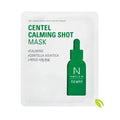 AMPLE:N AMPLE:N Centel Calming Shot Mask 25ml*10ea - soothing - front bottle shot