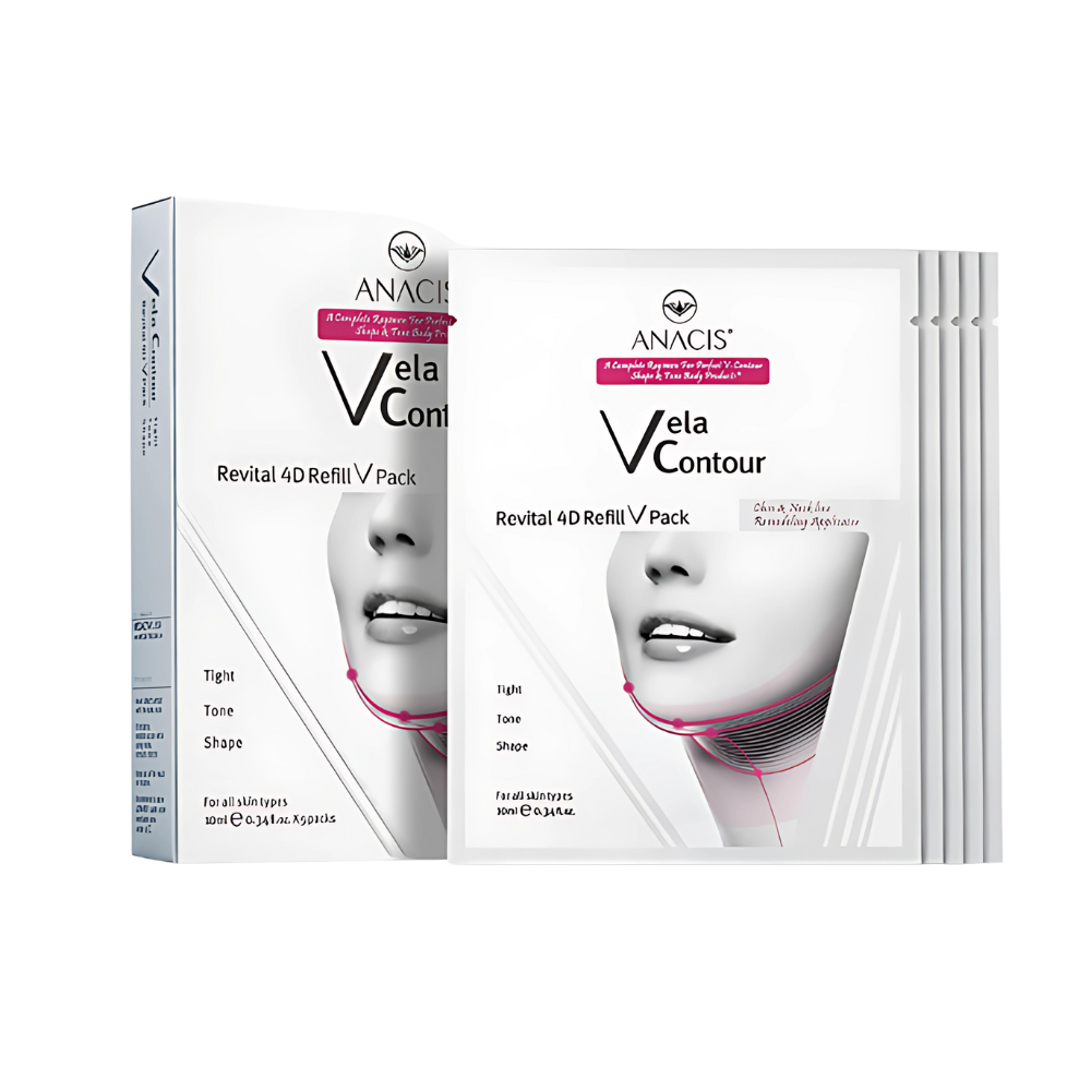 ANACIS ANACIS Vela Contour 4D Refill V Pack 10ml * 5 sheets - daily care - front bottle shot