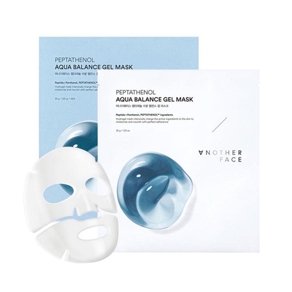 ANOTHER FACE ANOTHER FACE Peptathenol Aqua Balance Gel Mask 4ea - hydrating - front bottle shot
