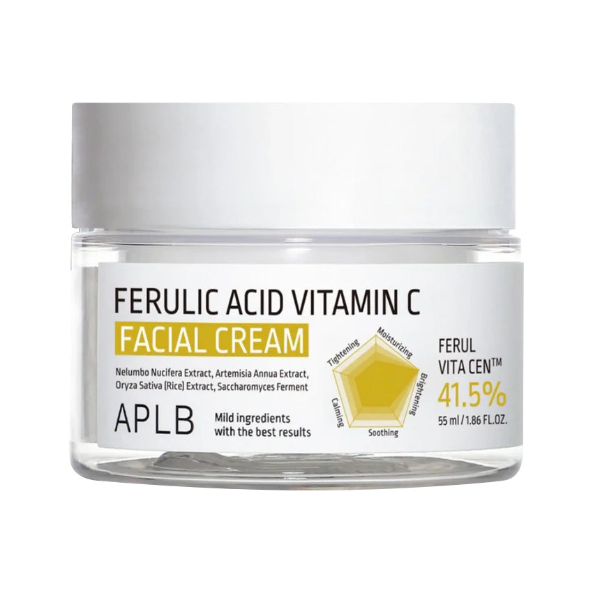 APLB APLB Ferulic Acid Vitamin C Facial Cream 55ml - hydrating - front bottle shot