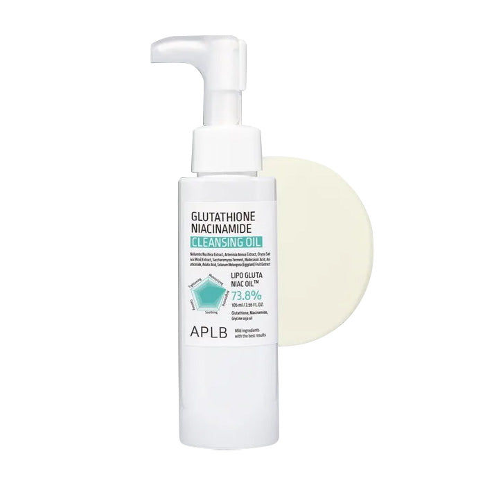 APLB APLB Glutathione Niacinamide Cleansing Oil 105ml - hydrating - front bottle shot