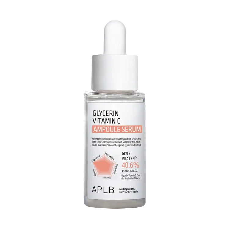 APLB APLB Glycerin Vitamin C Ampoule Serum 40ml - soothing - front bottle shot