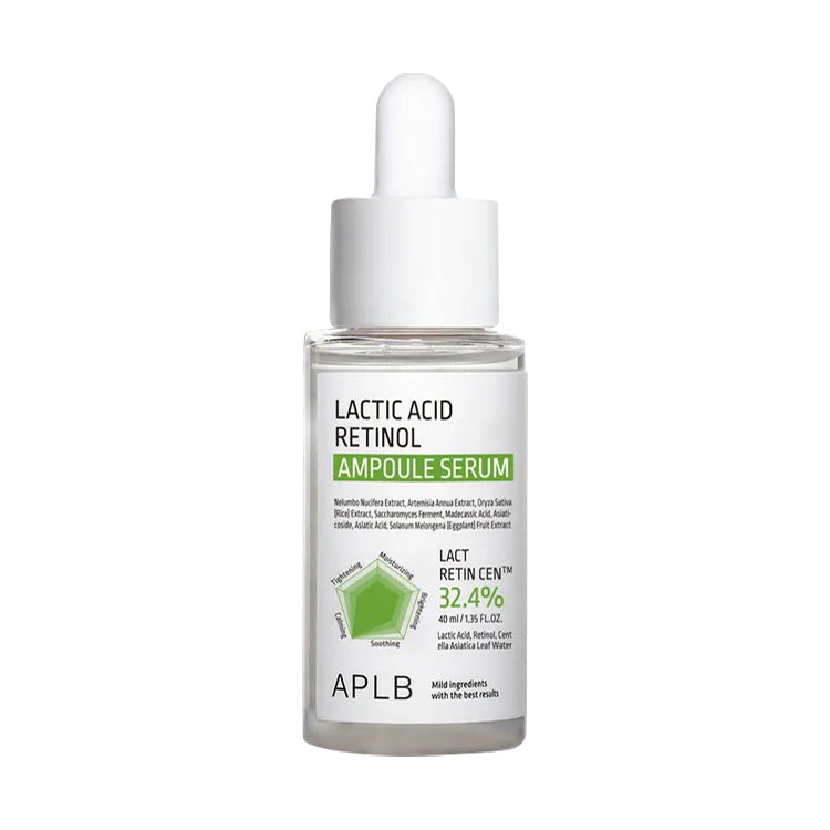 APLB APLB Lactic Acid Retinol Ampoule Serum 40ml - hydrating - front bottle shot