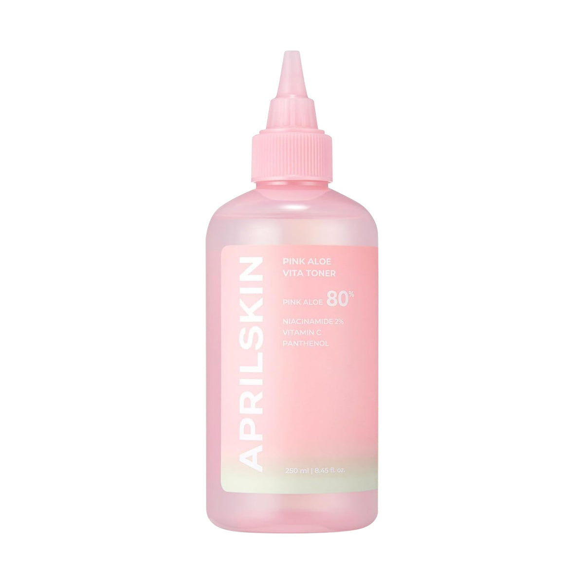 APRILSKIN APRILSKIN Pink Aloe Vita Toner 250ml - hydrating - front bottle shot