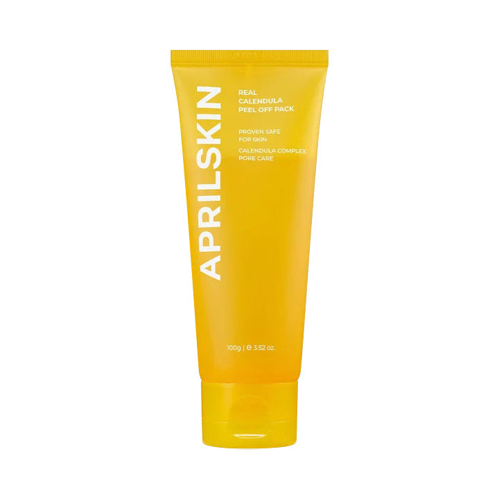 APRILSKIN APRILSKIN Real Calendula Peel Off Pack 100g - brightening - front bottle shot