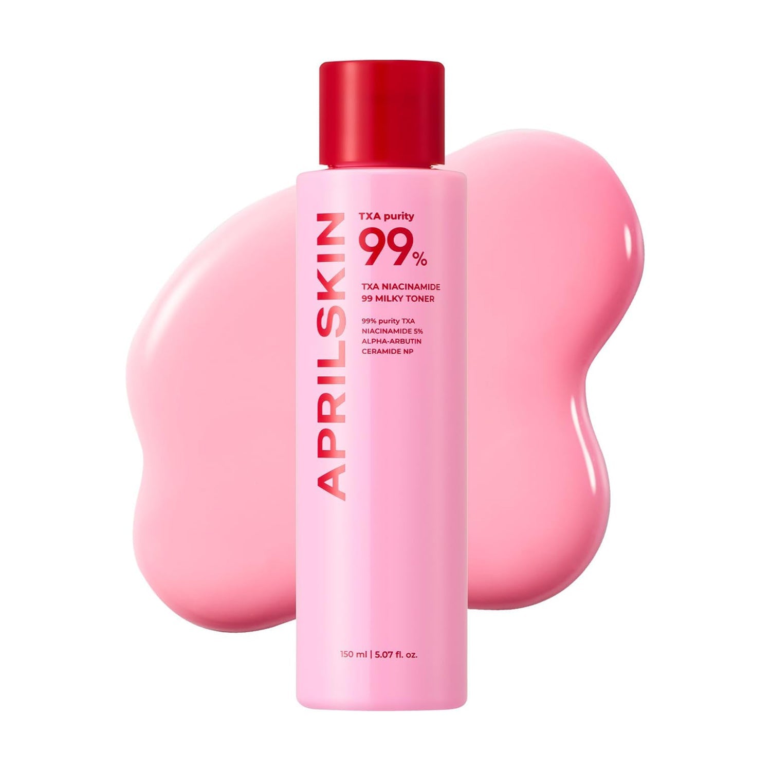 APRILSKIN APRILSKIN TXA Niacinamide 99 Milky Toner 150ml - hydrating - front bottle shot