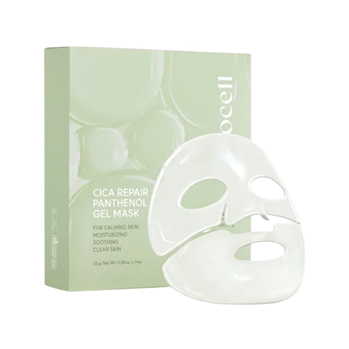 AROCELL AROCELL Cica Repair Panthenol Gel Mask 25g x 7ea - soothing - front bottle shot