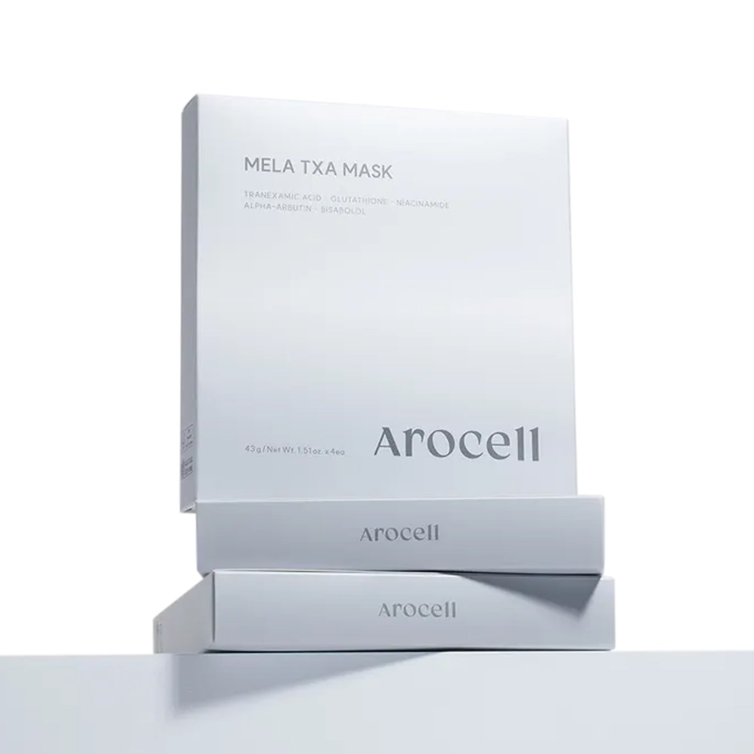 AROCELL AROCELL Mela TXA Mask 4ea - hydrating - front bottle shot