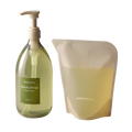 AROMATICA AROMATICA Eucalyptus Body Wash 1L + Refill 500ml Set - hydrating - front bottle shot