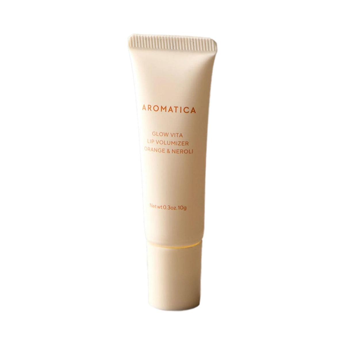 AROMATICA AROMATICA Glow Vita Lip Volumizer Orange & Neroli 10g - hydrating - front bottle shot