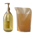 AROMATICA AROMATICA Lemongrass Body Wash 1L + Refill 500ml Set - hydrating - front bottle shot