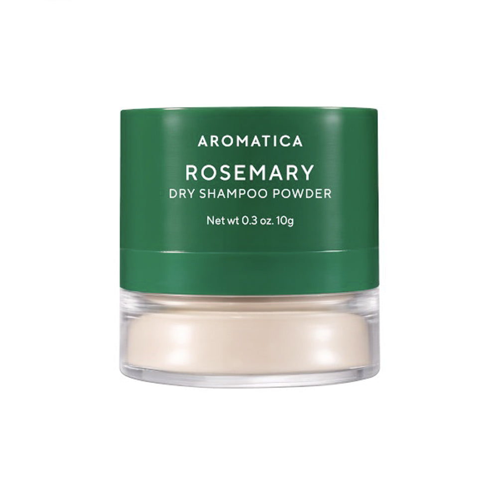 AROMATICA AROMATICA Rosemary Dry Shampoo Powder 10g - oil control - front bottle shot