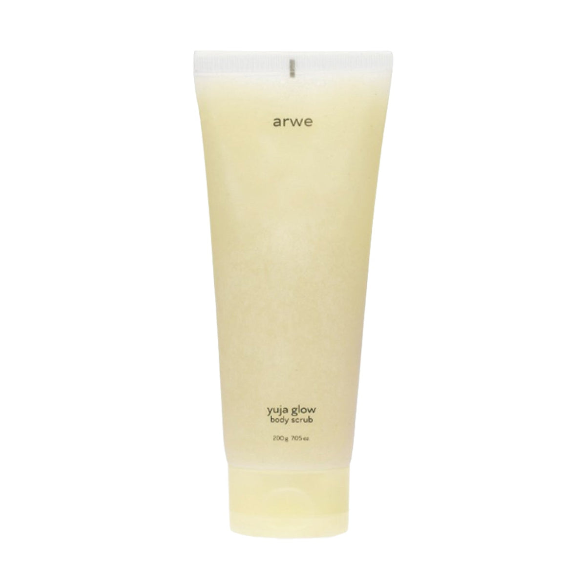 ARWE ARWE Yuja Glow Body Scrub 200g - brightening - front bottle shot