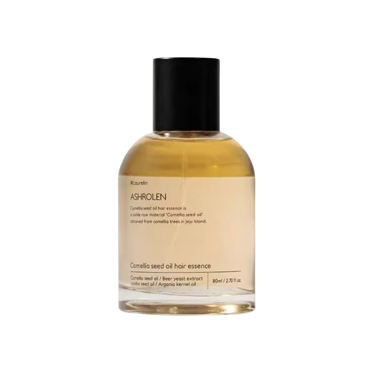 ASHROLEN ASHROLEN Camellia Seed Oil Hair Essence 80ml - nourishing - front bottle shot
