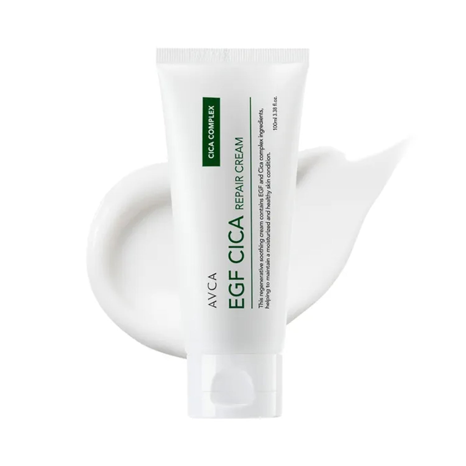 AVCA AVCA EGF Cica Repair Cream 100ml - soothing - front bottle shot
