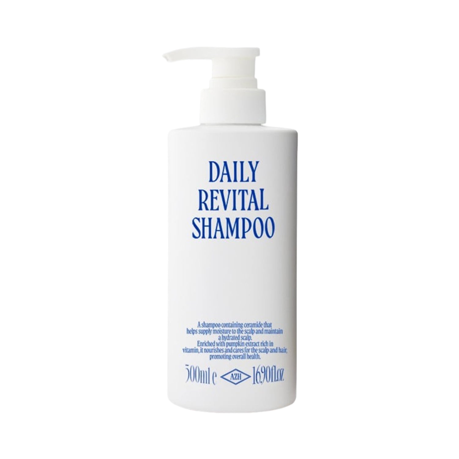 AZH AZH Daily Revital Shampoo 500ml - hydrating - front bottle shot