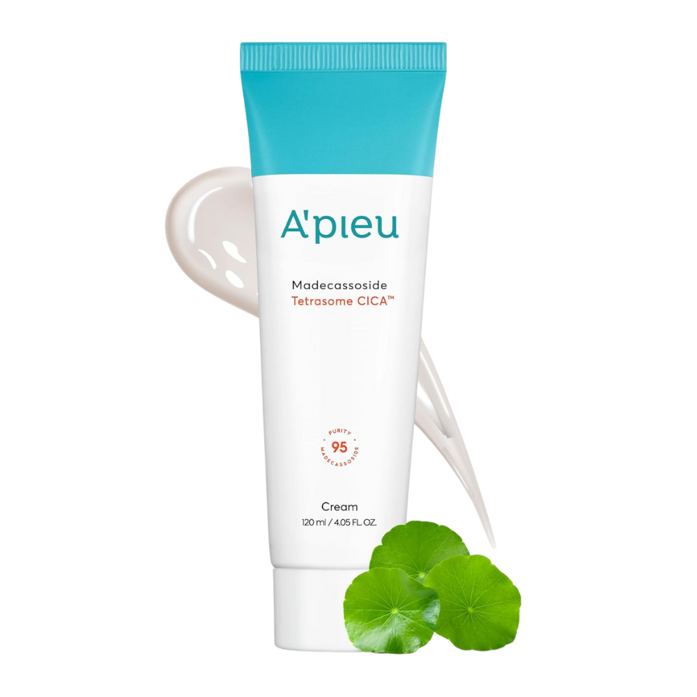 A'PIEU A'PIEU Madecassoside Tetrasome Cica Cream 120ml - hydrating - front bottle shot