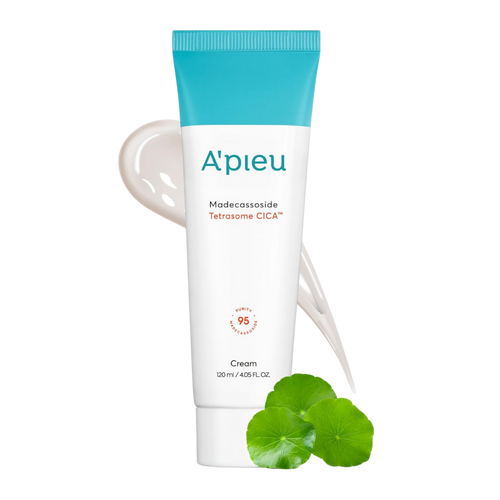 A'PIEU A'PIEU Madecassoside Tetrasome Cica Cream 120ml - hydrating - front bottle shot
