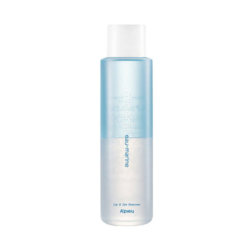 A'PIEU A'pieu Mineral Lip & Eye Remover Oh Marin 250ml - hydrating - front bottle shot