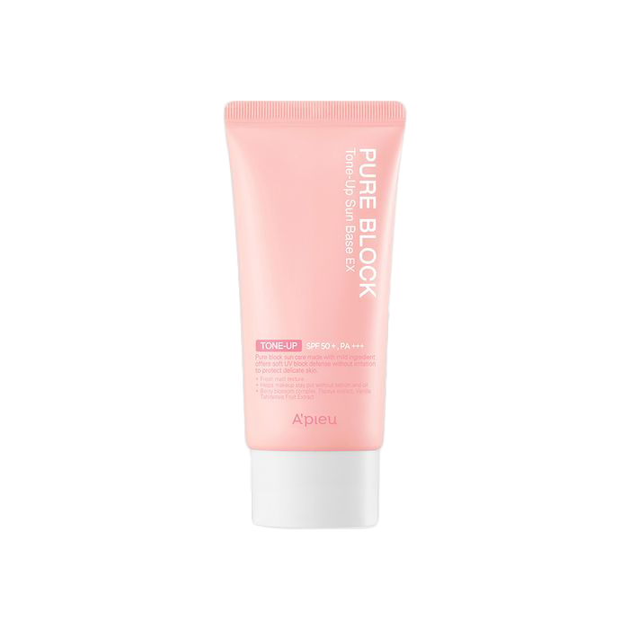 A'PIEU A'pieu Pure Block Tone-Up Sun Base EX SPF50+ PA+++ 50ml - soothing - front bottle shot