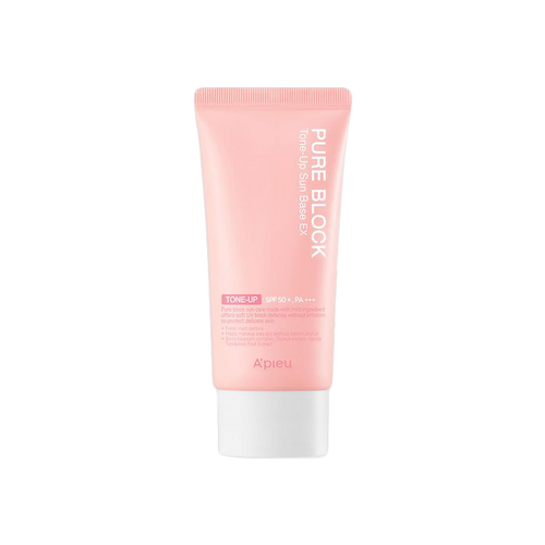 A'PIEU A'pieu Pure Block Tone-Up Sun Base EX SPF50+ PA+++ 50ml - soothing - front bottle shot