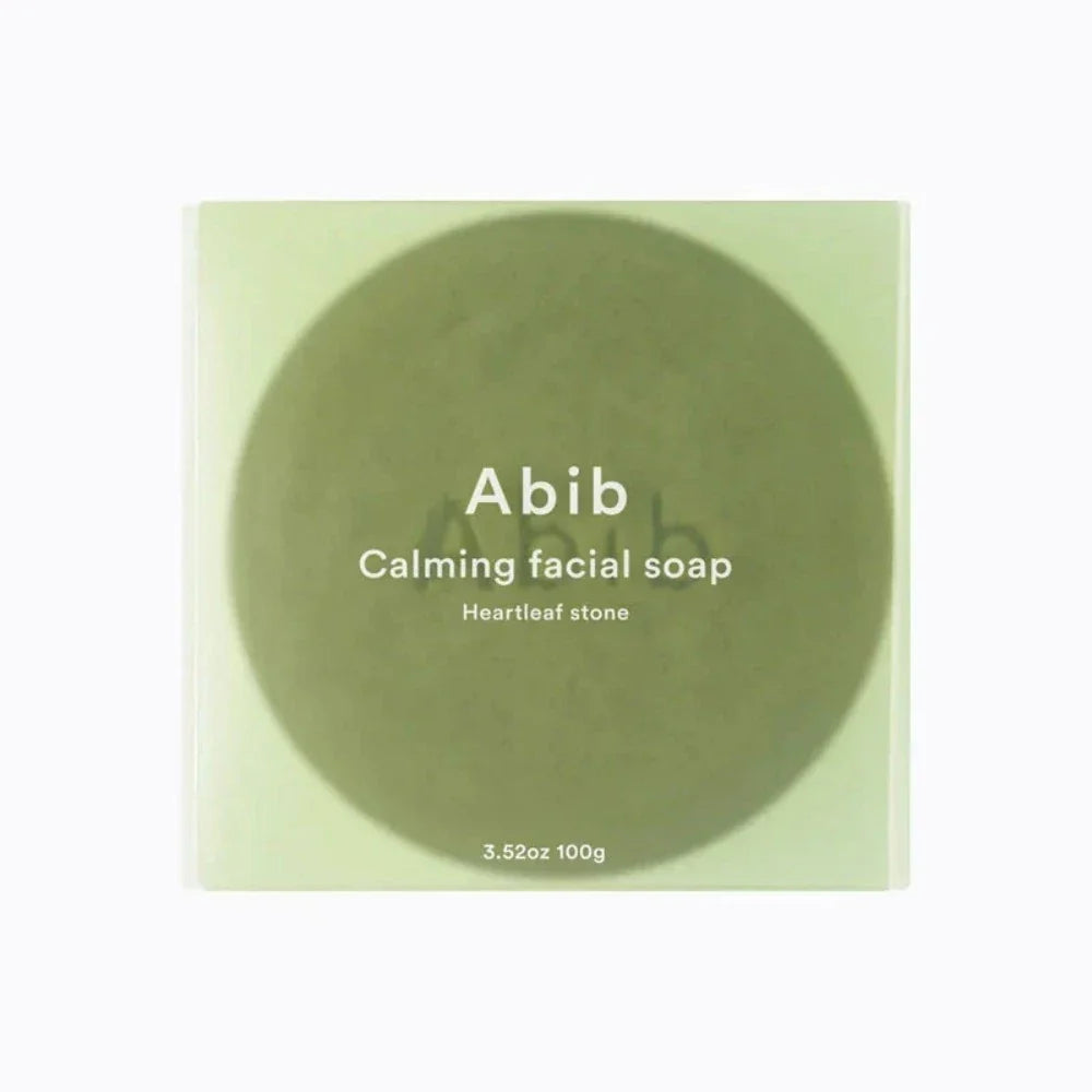 Abib Abib Calming Facial Soap Heartleaf Stone 100g - hydrating - front bottle shot