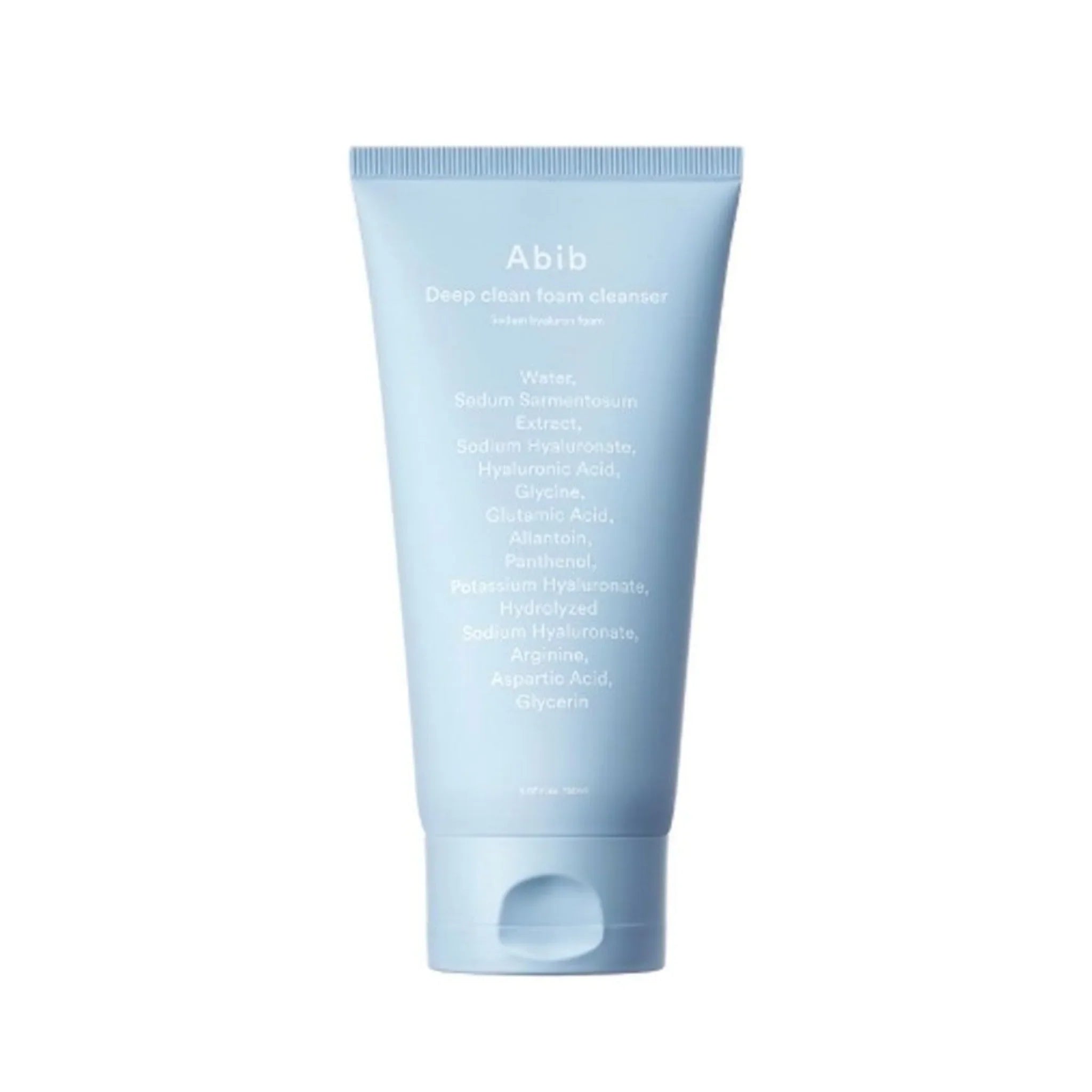 Abib Abib Deep Clean Foam Cleanser Sedum Hyaluron Foam 150ml - hydrating - front bottle shot
