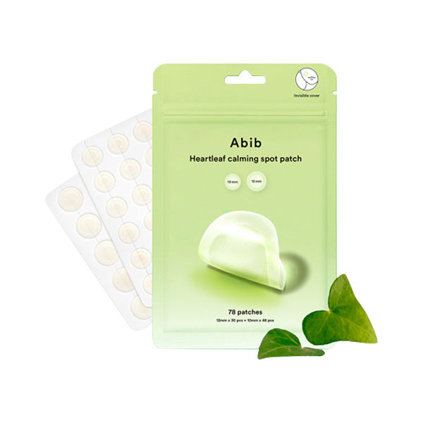 Abib Abib Heartleaf Calming Spot Patch 78 patches 0.32oz - soothing - front bottle shot