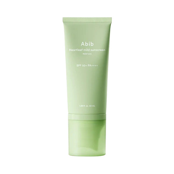 Abib Abib Heartleaf Mild Sunscreen Relief Tube 50ml - hydrating - front bottle shot
