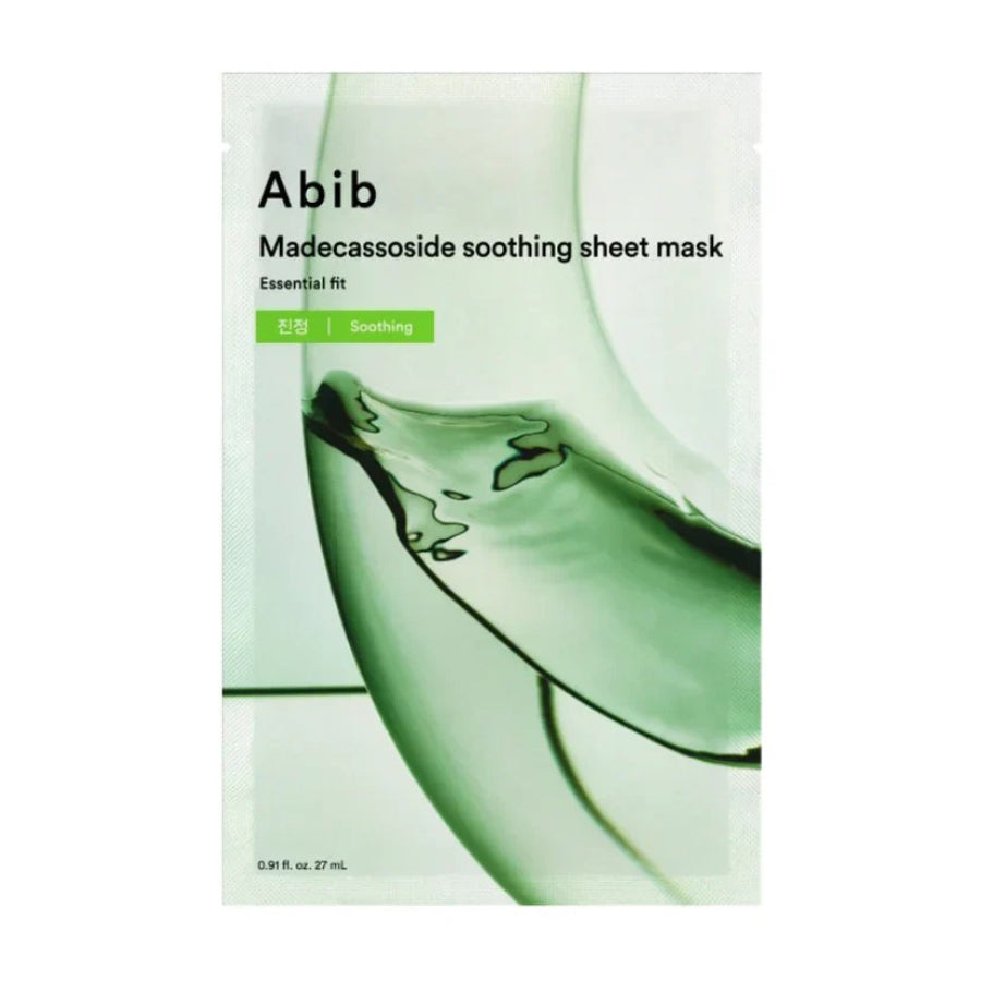 Abib Abib Madecassoside Soothing Sheet Essential Fit 27ml 1ea - soothing - front bottle shot