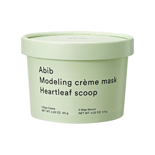 Abib Abib Modeling Cream Mask Hearleaf Scoop 71ml - hydrating - front bottle shot