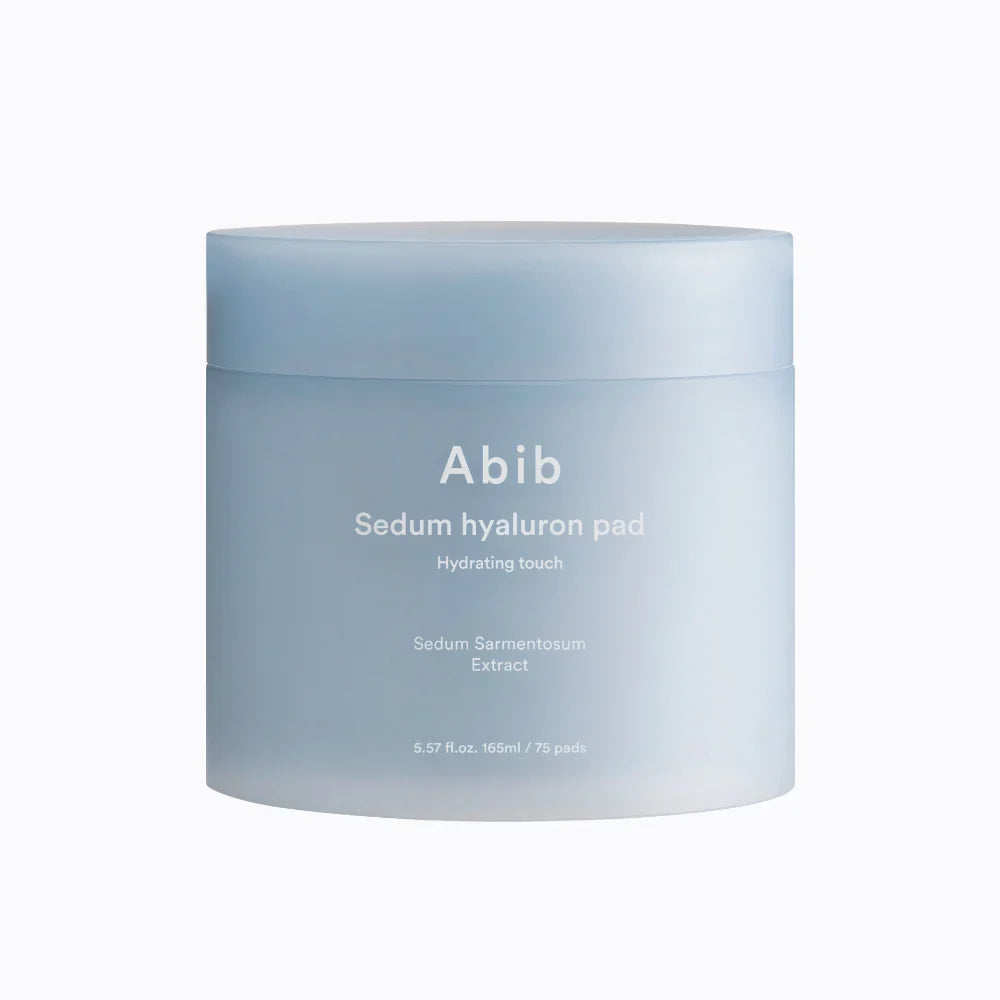Abib Abib Sedum Hyaluron Pad Hydrating Touch 165ml*75 Pads - hydrating - front bottle shot
