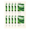 About Me About Me Essential Aloe Mask 22ml *10ea - hydrating - front bottle shot