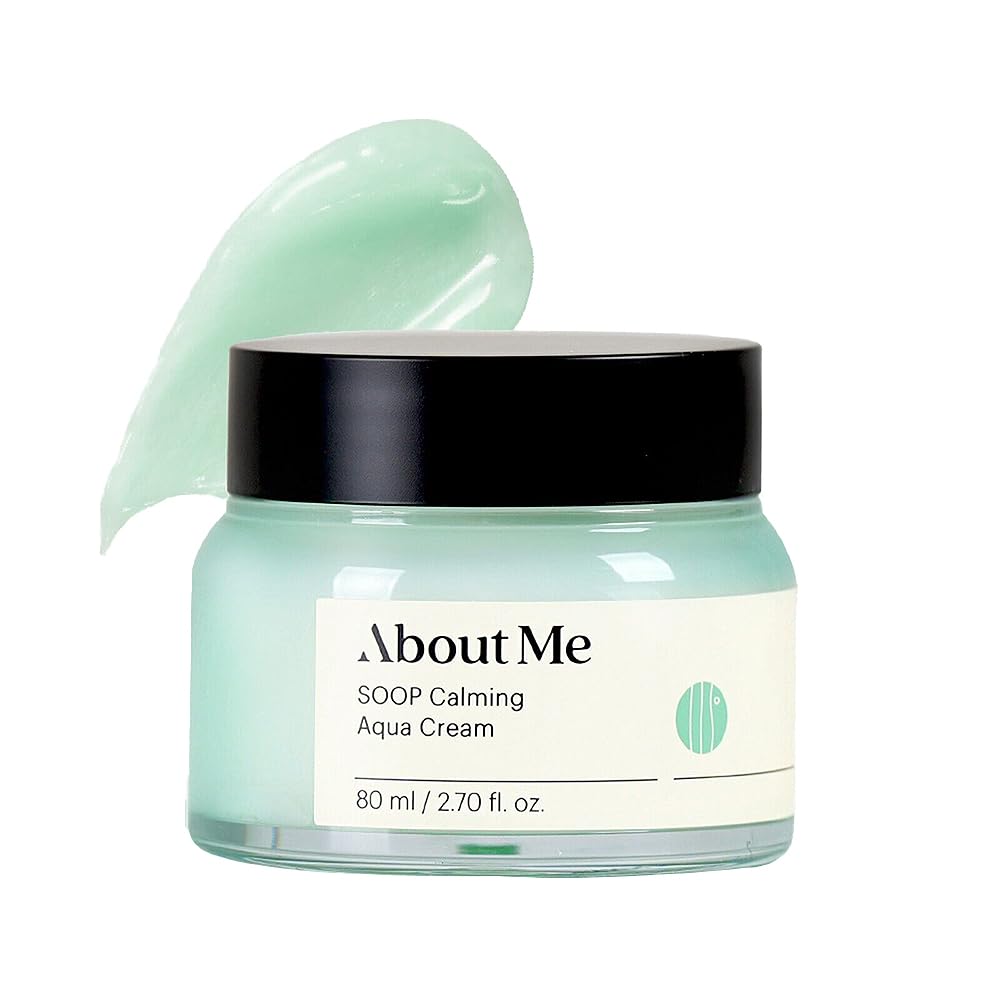 About Me About Me Soop Calming Aqua Cream 80ml - hydrating - front bottle shot
