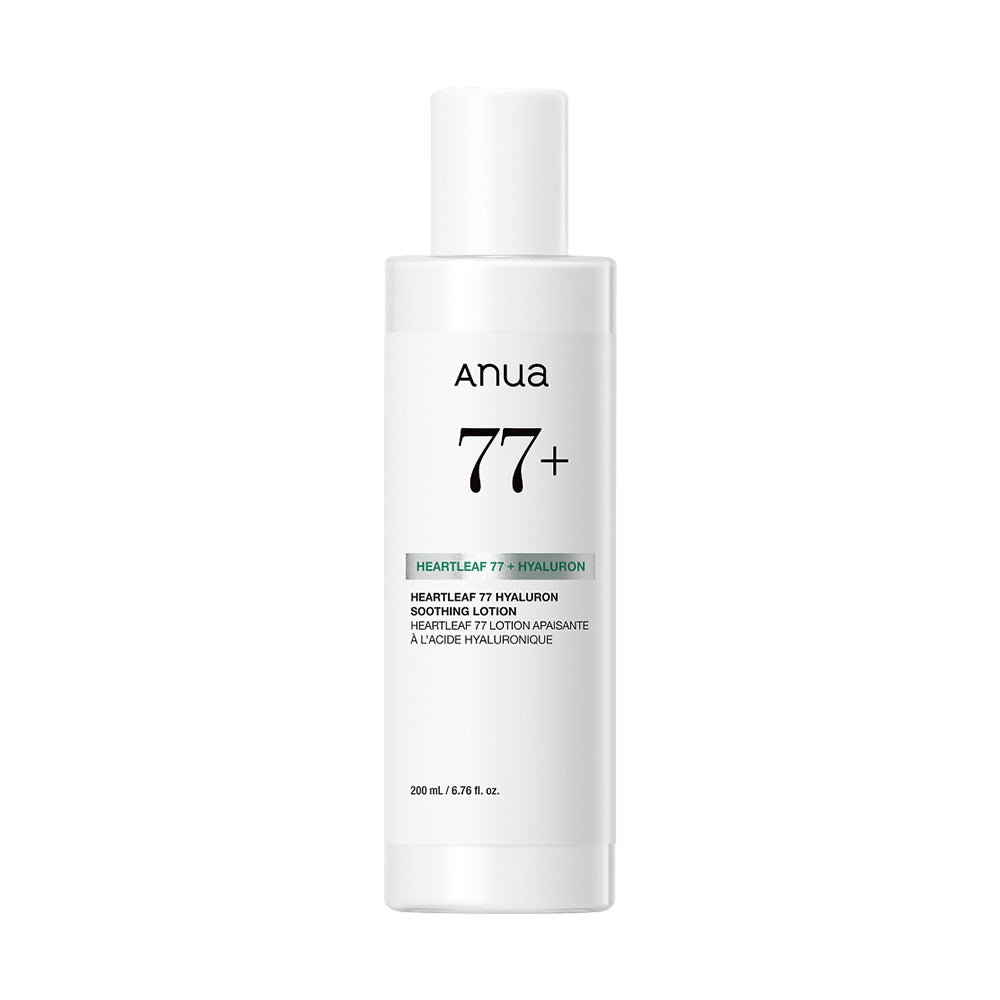 Anua Anua Heartleaf 77 Hyaluron Soothing Lotion 200ml - hydrating - front bottle shot