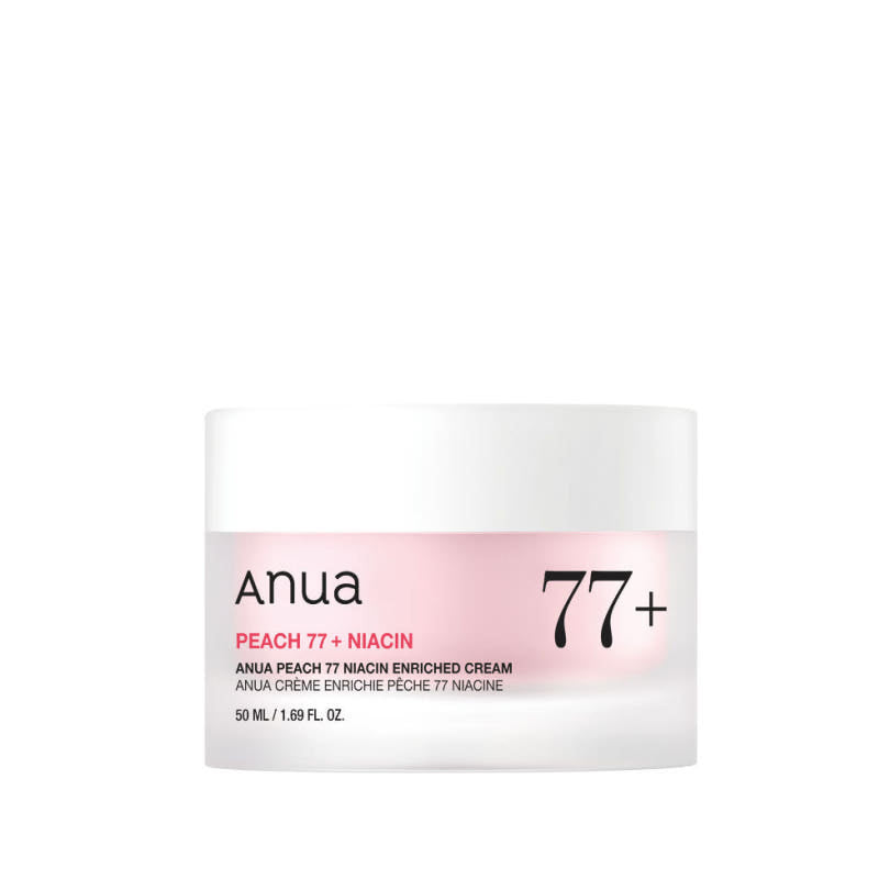 Anua Anua Peach 77 Niacin Enriched Cream 50ml - hydrating - front bottle shot