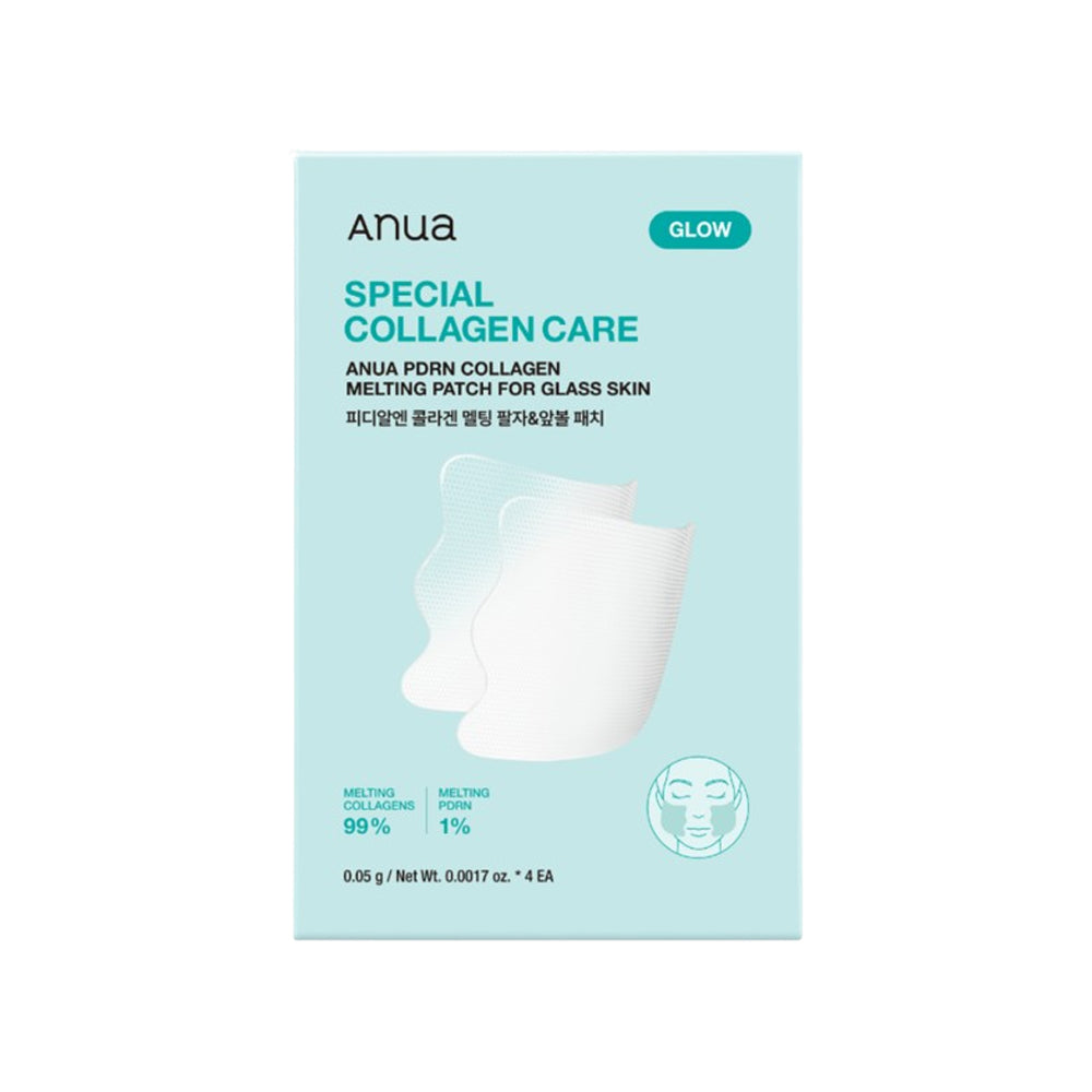 Anua Anua PDRN Collagen Melting Patch For Glass Skin  4 ea - hydrating - front bottle shot