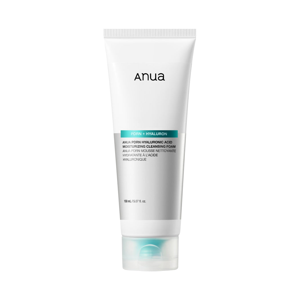 Anua Anua PDRN Hyaluronic Acid Moisturizing Cleansing Foam 150ml - hydrating - front bottle shot