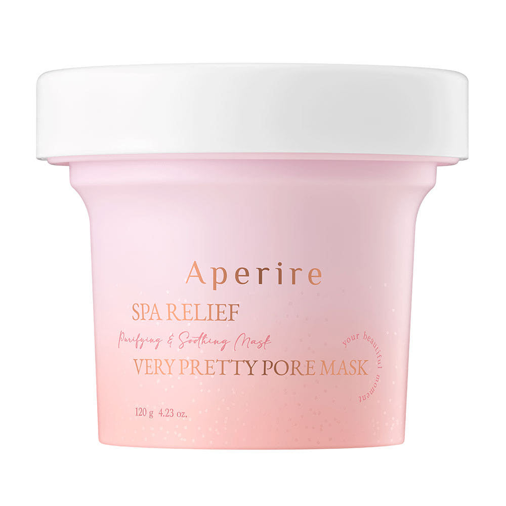 Aperire Aperire Spa Relief Very Pretty Pore Mask 120g - hydrating - front bottle shot
