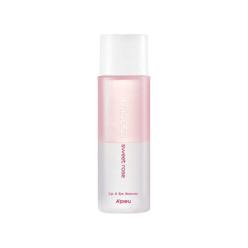 A'PIEU A'PIEU Mineral Lip & Eye Remover Sweet Rose 250ml - hydrating - front bottle shot