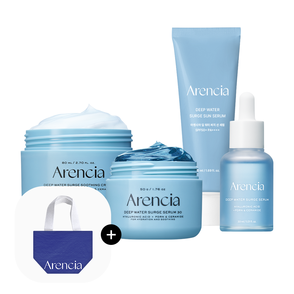 Arencia Arencia Deep Water Surge 4-Piece Set - hydrating - front bottle shot