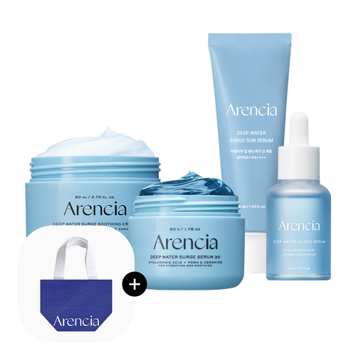 Arencia Arencia Deep Water Surge 4-Piece Set - hydrating - front bottle shot