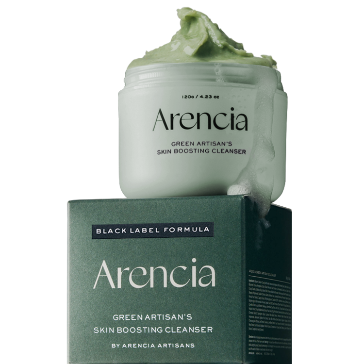 Arencia Arencia Green Artisan's Skin Boosting Cleanser 120g - soothing - front bottle shot