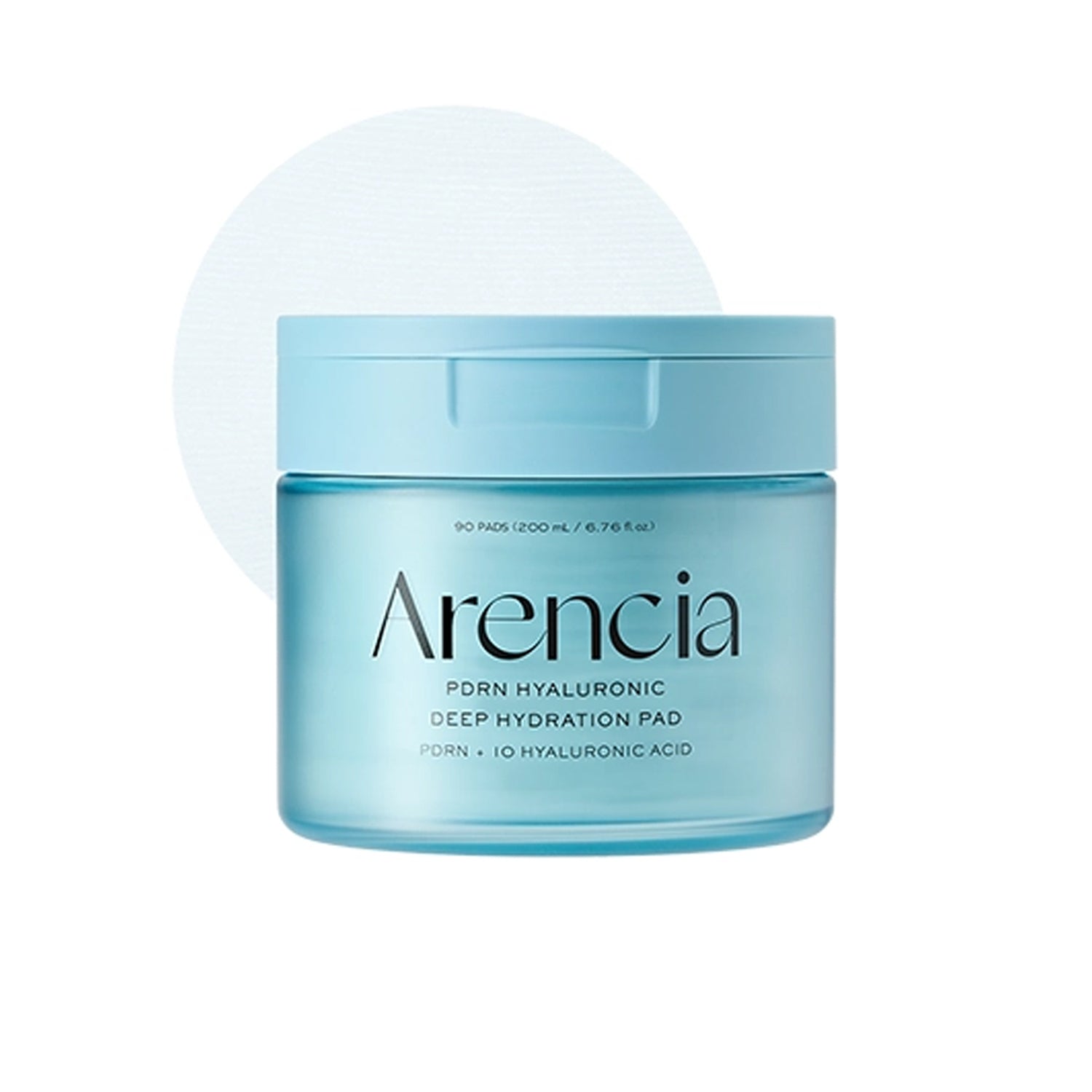 Arencia Arencia PDRN Hyaluronic Deep Hydration Pad 90 Sheets - hydrating - front bottle shot
