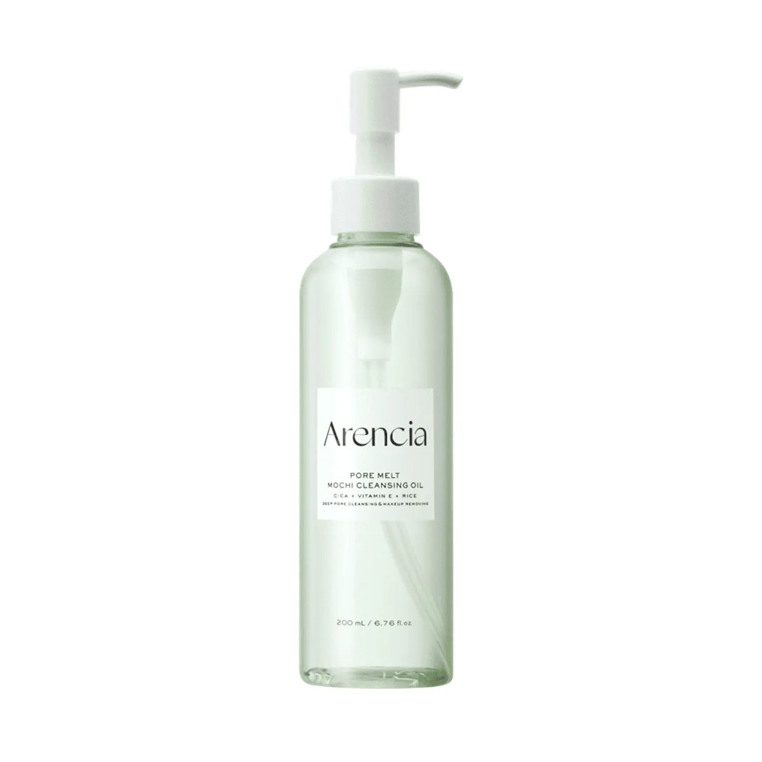 Arencia Arencia Pore Melt Mochi Cleansing Oil 200ml - soothing - front bottle shot