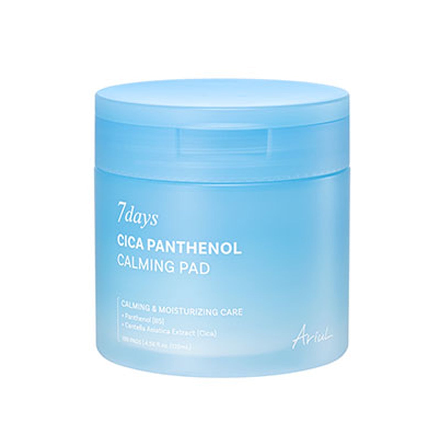 Ariul Ariul 7 Days Cica Panthenol Calming Pad 100 Sheets - soothing - front bottle shot
